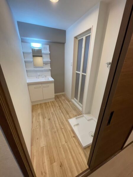 山本様邸　洗面化粧台after